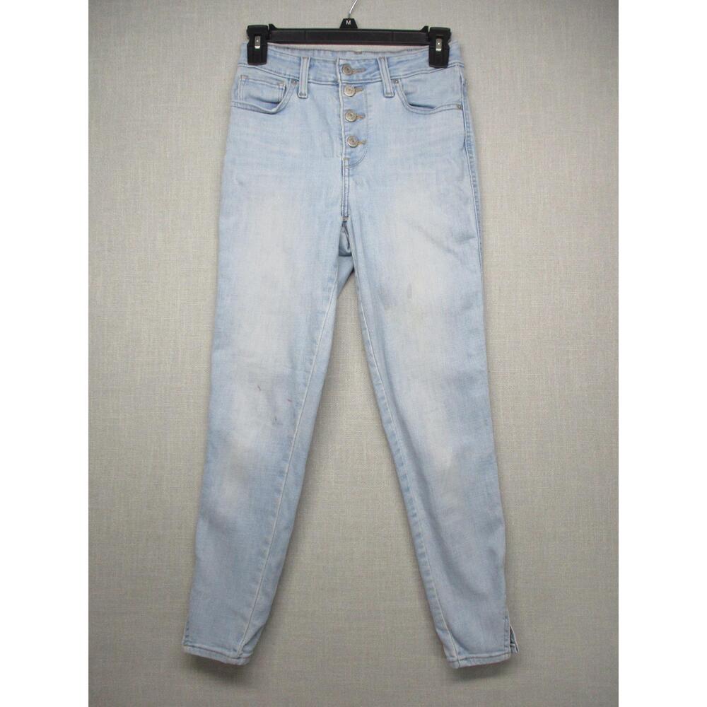 Denizen from Levi's Sky Blue Cropped Jeans